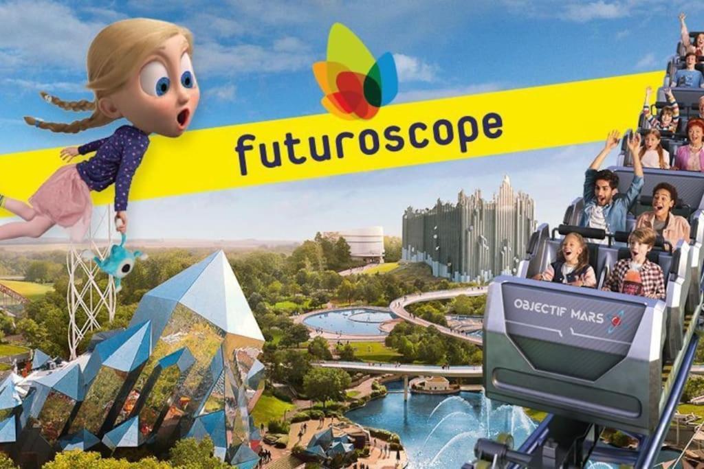 Maisons Martigny A - Proche Futuroscope Et Aquascope シャッスヌイユ・デュ・ポワト エクステリア 写真